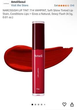 Ameli Narcissism Lip Tint 714 Vampint